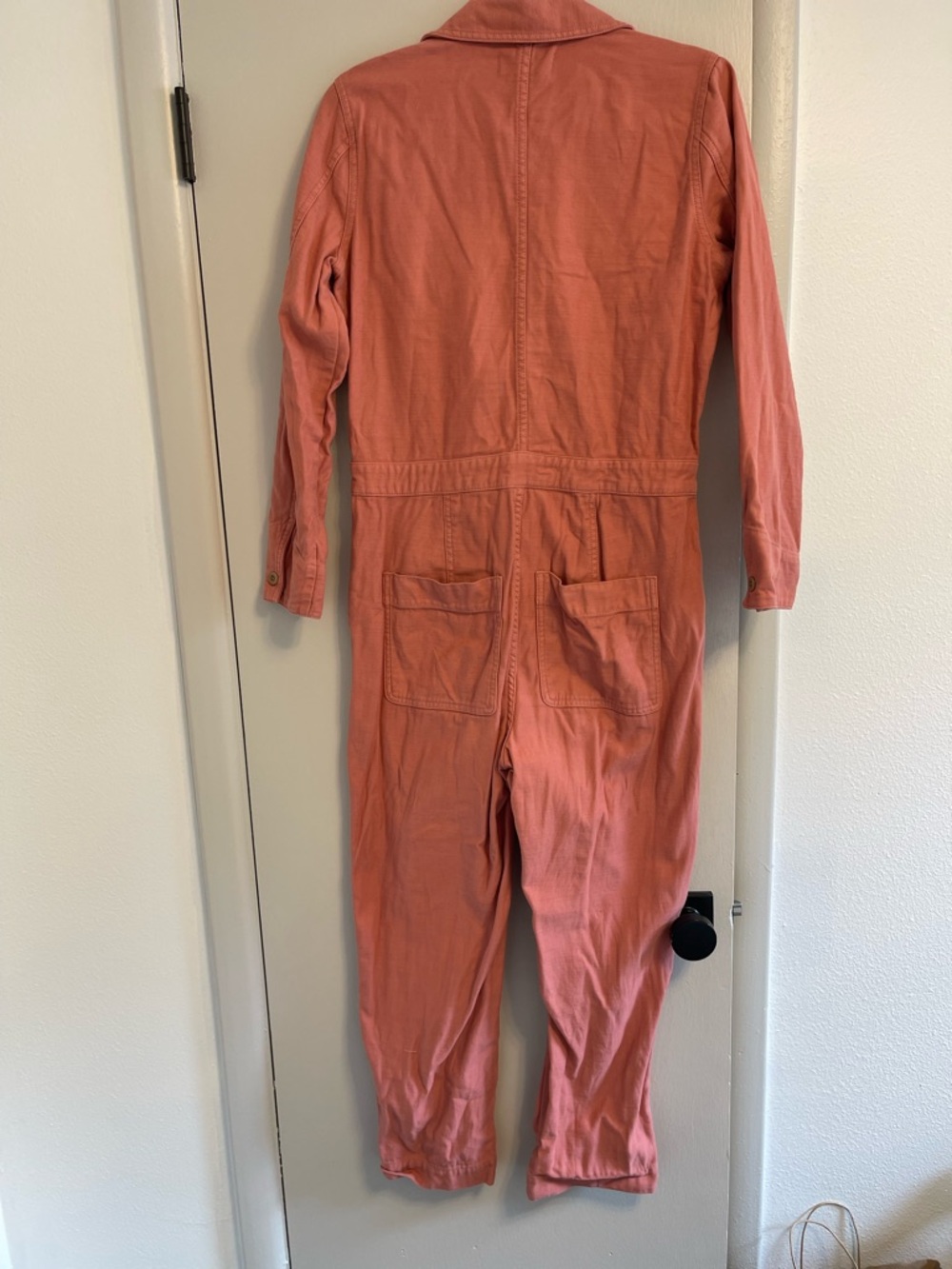 Madewell Coral Pink Utility Jumpsuit - Picture 3 of 4